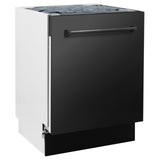 ZLINE 24" Tallac Series 3rd Rack Dishwasher with Traditional Handle, 51dBa (DWV-24) [Color: White Matte]
