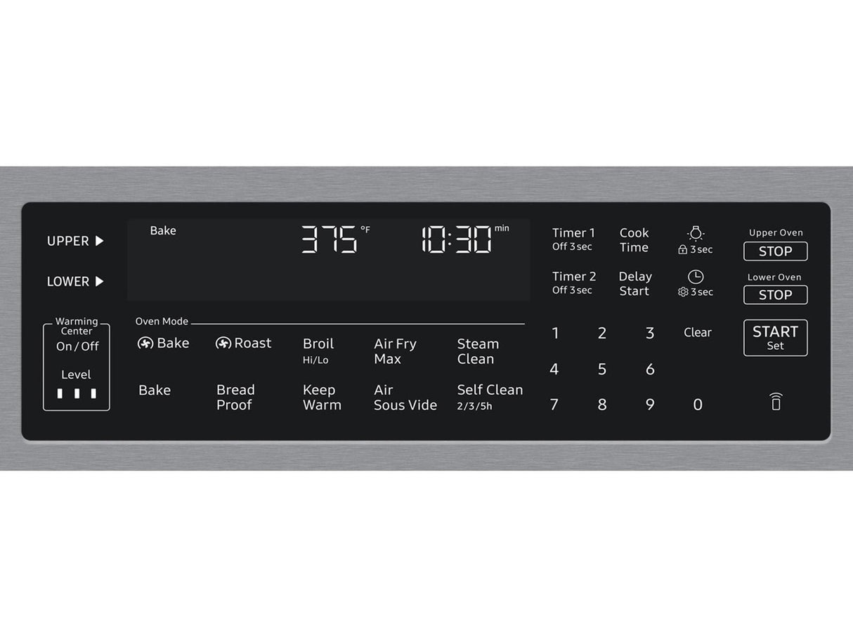 Bespoke Smart Slide-in Electric Range Flex Duo™ Oven  Pro Style Design  Dual True Convection