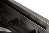 36" Nostalgie Series Freestanding Single Oven Dual Fuel Range with 5 Sealed Burners and Griddle in Stainless Steel