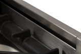 36" Nostalgie Series Freestanding Single Oven Dual Fuel Range with 5 Sealed Burners and Griddle in Stainless Steel