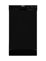 Danby 18" Wide Built-in Dishwasher in Black