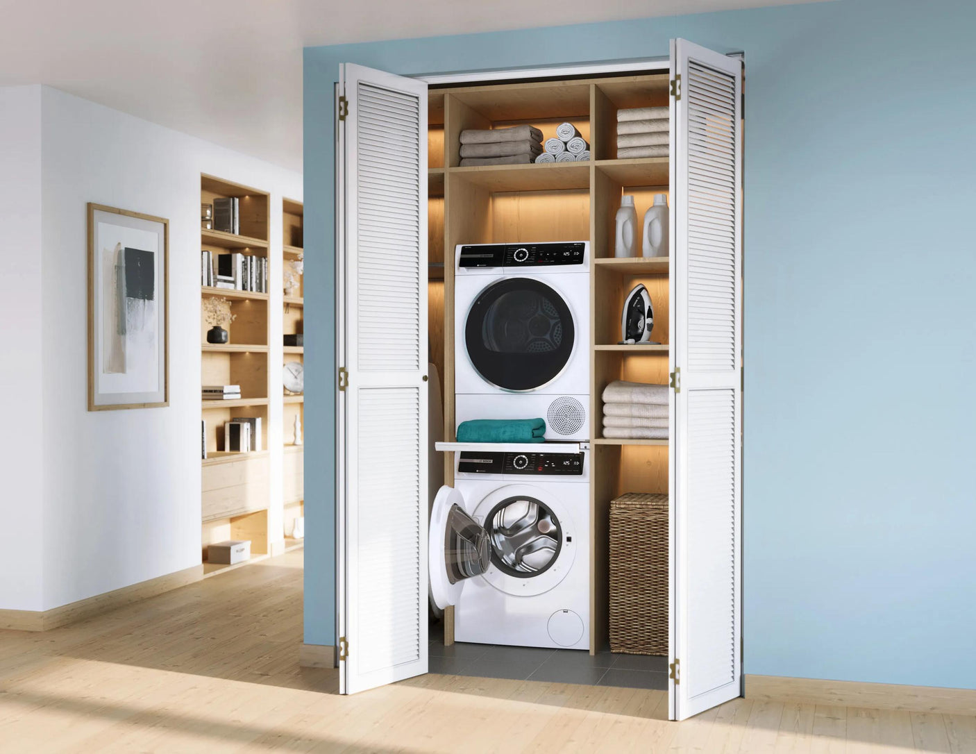500 Series Compact Washer , White