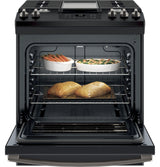 GE® 30" Slide-In Front Control Gas Range