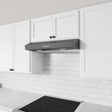 Breeze II, Under Cabinet, 36", Black SS, LED