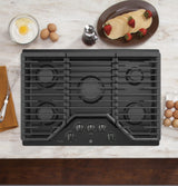 GE Profile™ 30" Built-In Gas Cooktop with 5 Burners and an Optional Extra-Large Cast Iron Griddle