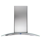 Monogram 36" Glass Canopy Island Hood