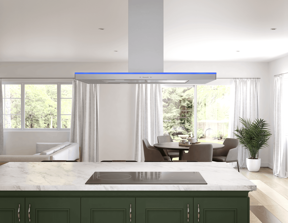 Luce Island, 42in, SS, LED, 600 CFM w/ACT