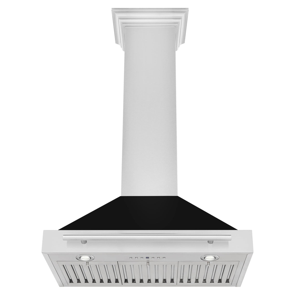 ZLINE 30 in. Convertible Stainless Steel Range Hood with Stainless Steel Handle (KB4STX-30) [Color: Black Matte]