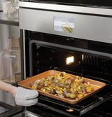 CAF(EBACK)™ 30" Smart Double Wall Oven with Convection in Platinum Glass