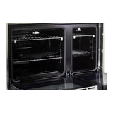 Verona VUFSGG365DSS 36 inch Ultima Collection Double Oven Gas Range with 5 Brass Burners, 4.1 cu. ft. Oven Total Capacity