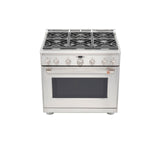Café™ 36" All-Gas Commercial-Style Range with 6 Burners (Natural Gas)