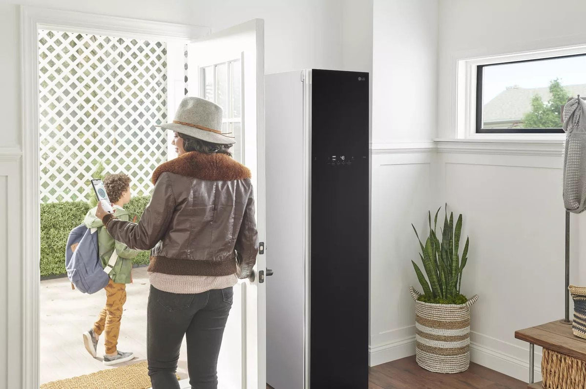 LG Styler® Smart wi-fi Enabled Steam Closet with TrueSteam® Technology and Exclusive Moving Hangers