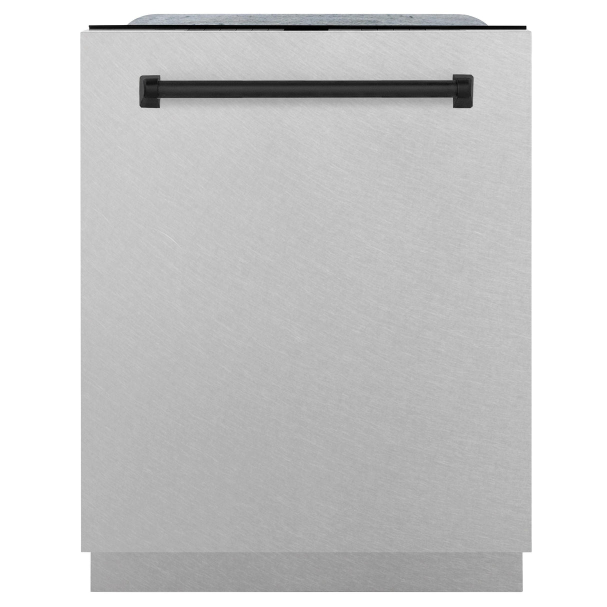 ZLINE Autograph Edition 24" 3rd Rack Top Touch Control Tall Tub Dishwasher in DuraSnow Stainless Steel with Accent Handle, 45dBa (DWMTZ-SN-24) [Color: Matte Black]