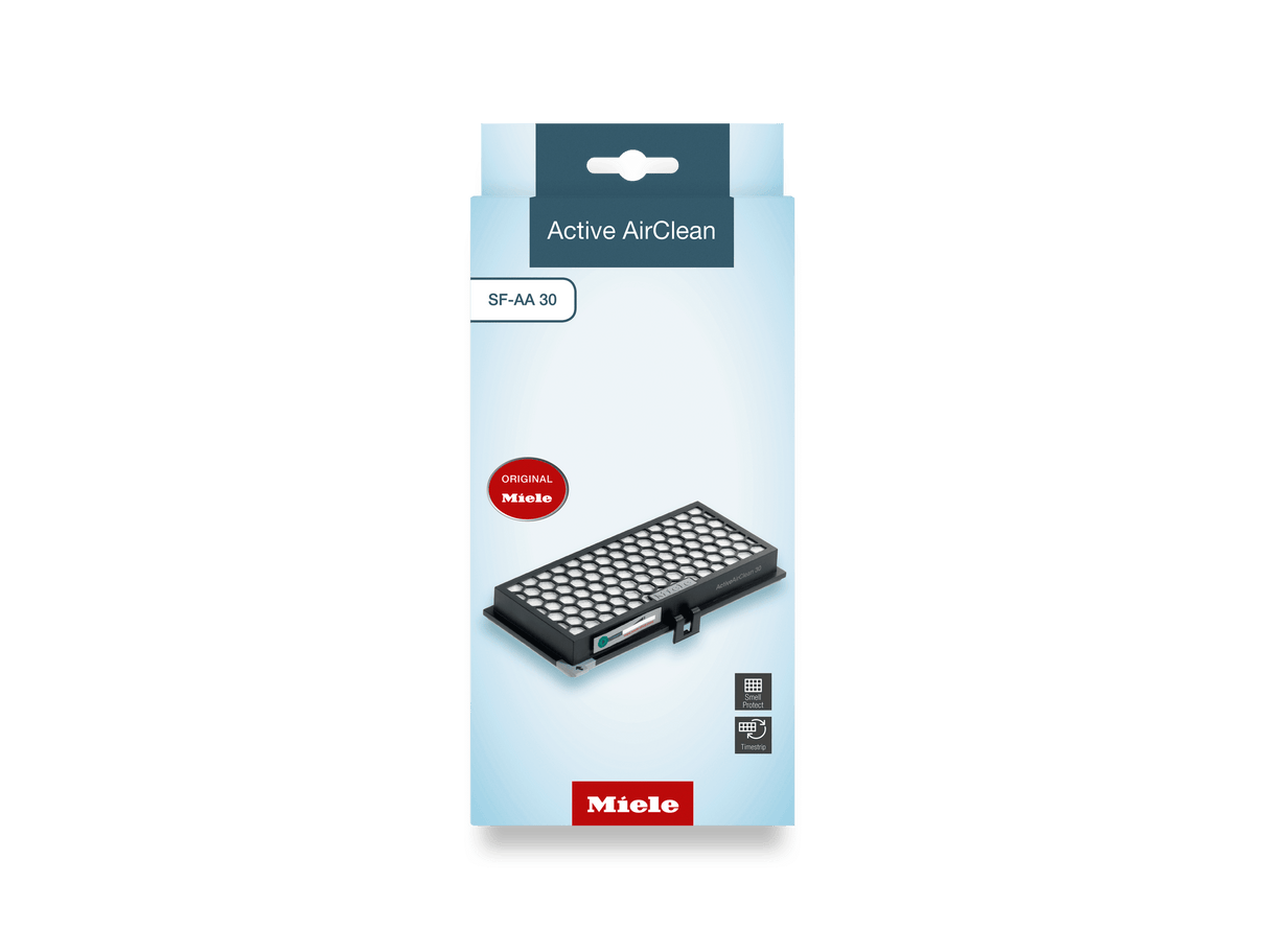 Active AirClean Filter with TimeStrip® - for effective filtration of unpleasant odors.