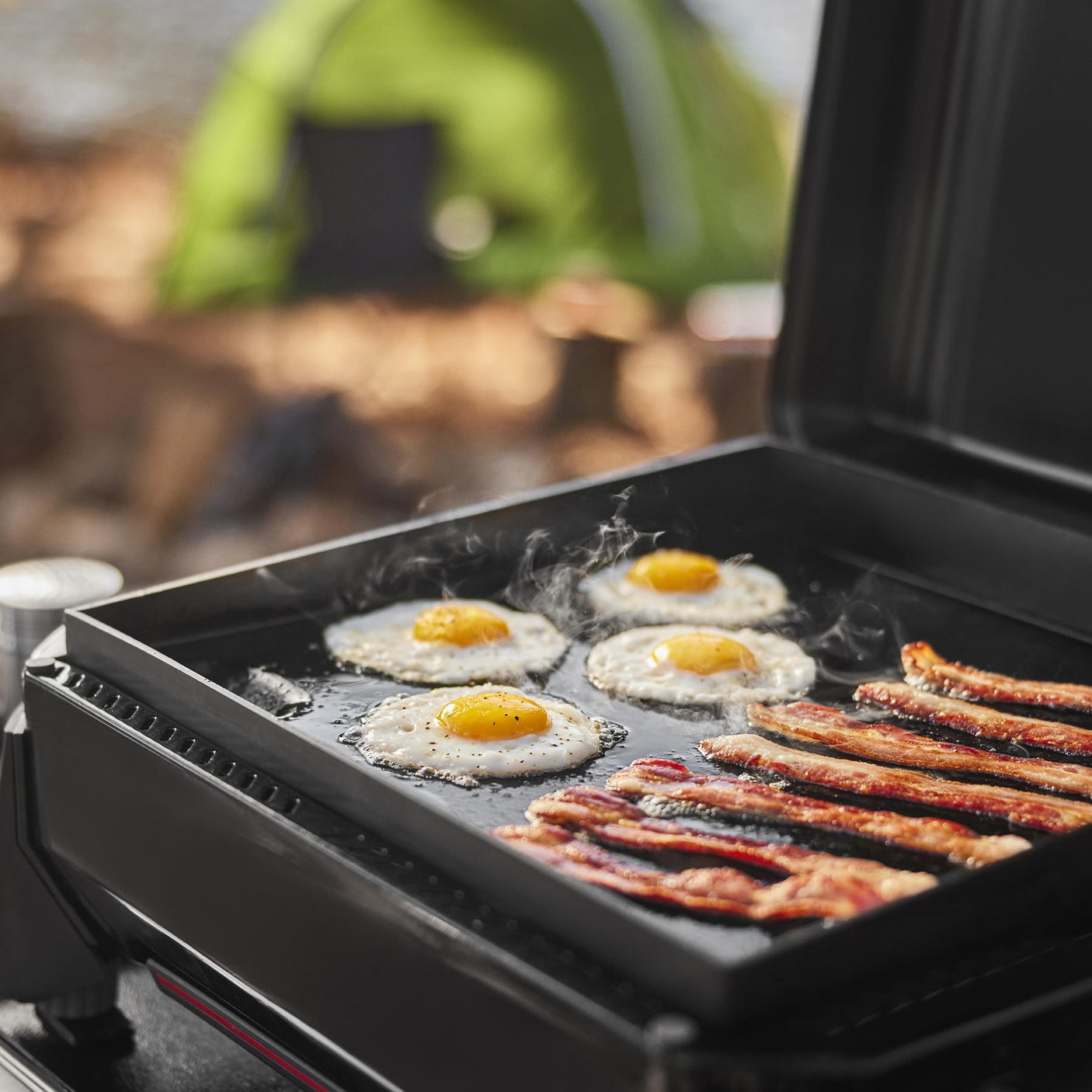 Slate® 17 Rust-Resistant Tabletop Griddle - Black