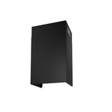 48" Professional Wall Mount Pyramid Range Hood In Black