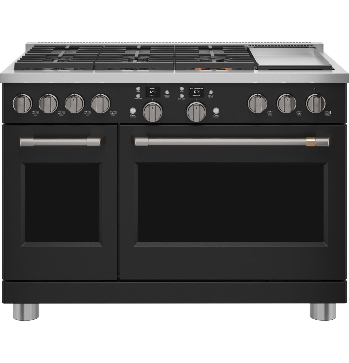 Café™ 48" Smart Dual-Fuel Commercial-Style Range with 6 Burners and Griddle (Natural Gas)