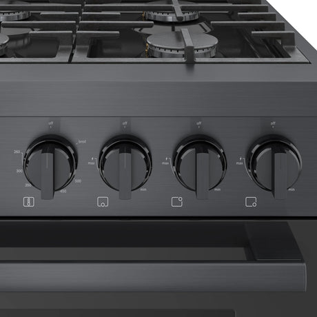 800 Series Gas Freestanding Range 36" Black Stainless Steel
