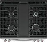 30" Front Control Gas Range with Stone-Baked Pizza