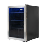 Danby 2.6 cu. ft. Free-Standing Beverage Center in Stainless Steel