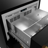 24 Inch Undercounter Built-in / Freestanding Drawer Freezer - Black/bronze  Gordon Ramsay Series