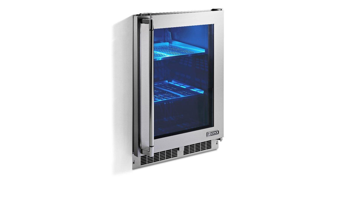 24" Outdoor Refrigerator with Glass Door (LN24REFG)