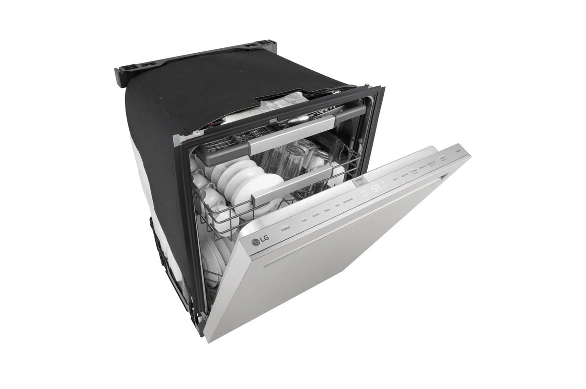 24 Inch 44dBA Smart FlushFit™ Top Control Dishwasher with 1-Hour Wash & Dry, QuadWash® Pro, and Dynamic Heat Dry™ w/AutoVent Dry™