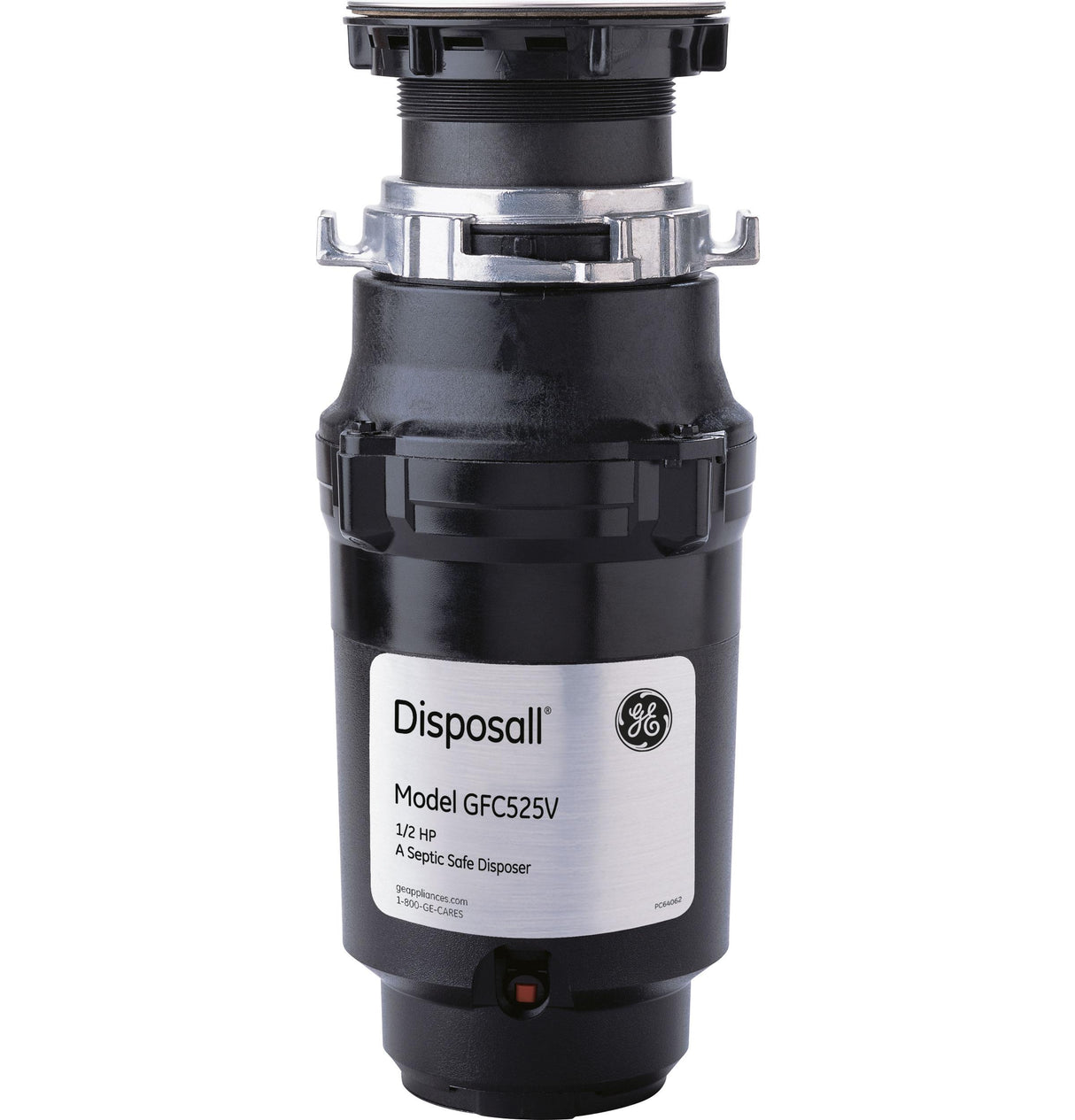 GE DISPOSALL® 1/2 HP Continuous Feed Garbage Disposer - Corded