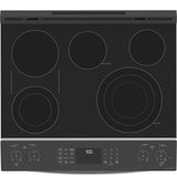 GE Profile™ 30" Smart Slide-In Electric Double Oven Convection Fingerprint Resistant Range