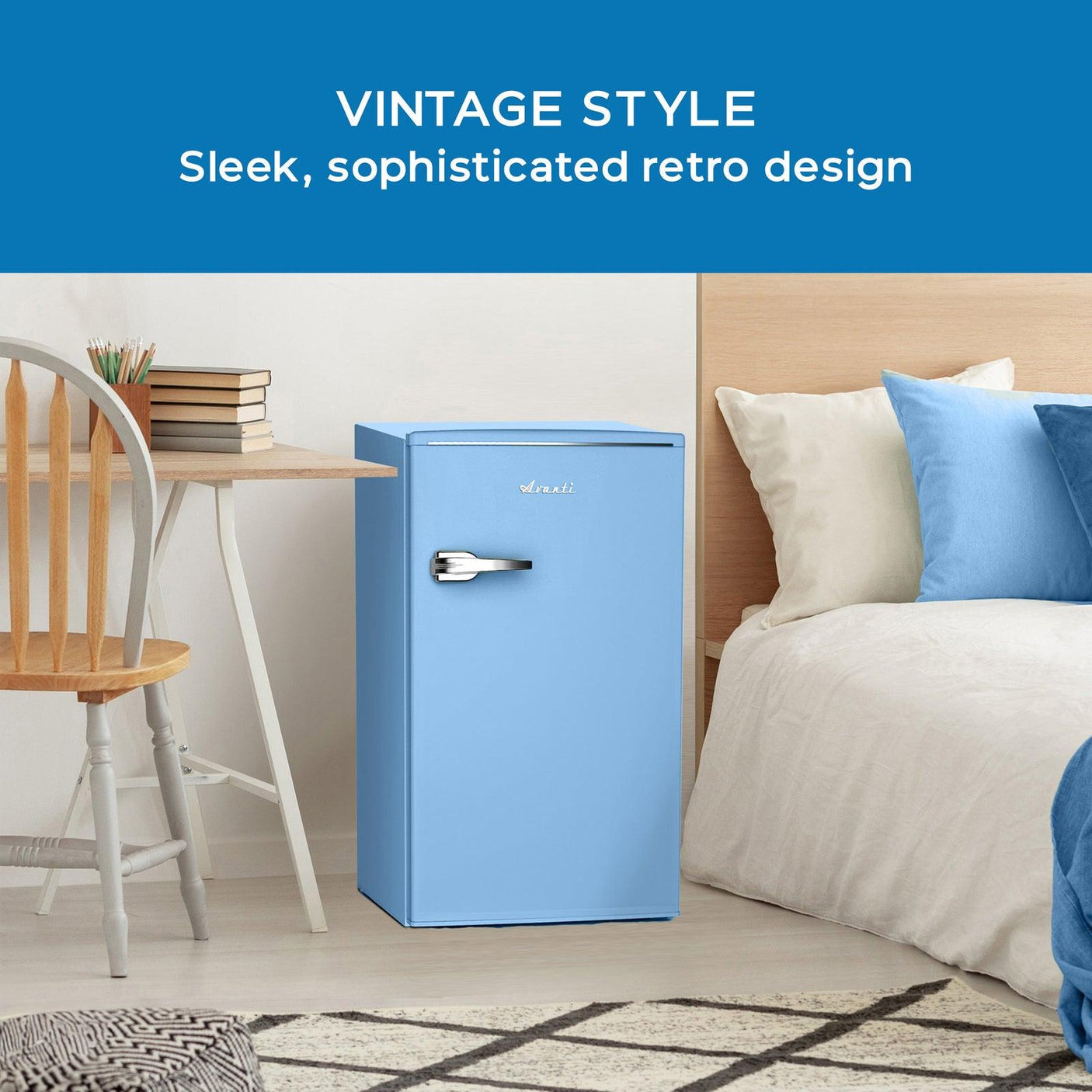 Avanti 3.0 Cu. Ft. Retro Compact Refrigerator - Seafoam Green