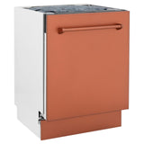 ZLINE 24" Tallac Series 3rd Rack Dishwasher with Traditional Handle, 51dBa (DWV-24) [Color: Copper]