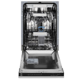 ZLINE 18" Tallac Series 3rd Rack Top Control Dishwasher with Traditional Handle, 51dBa [Color: 304 Stainless]