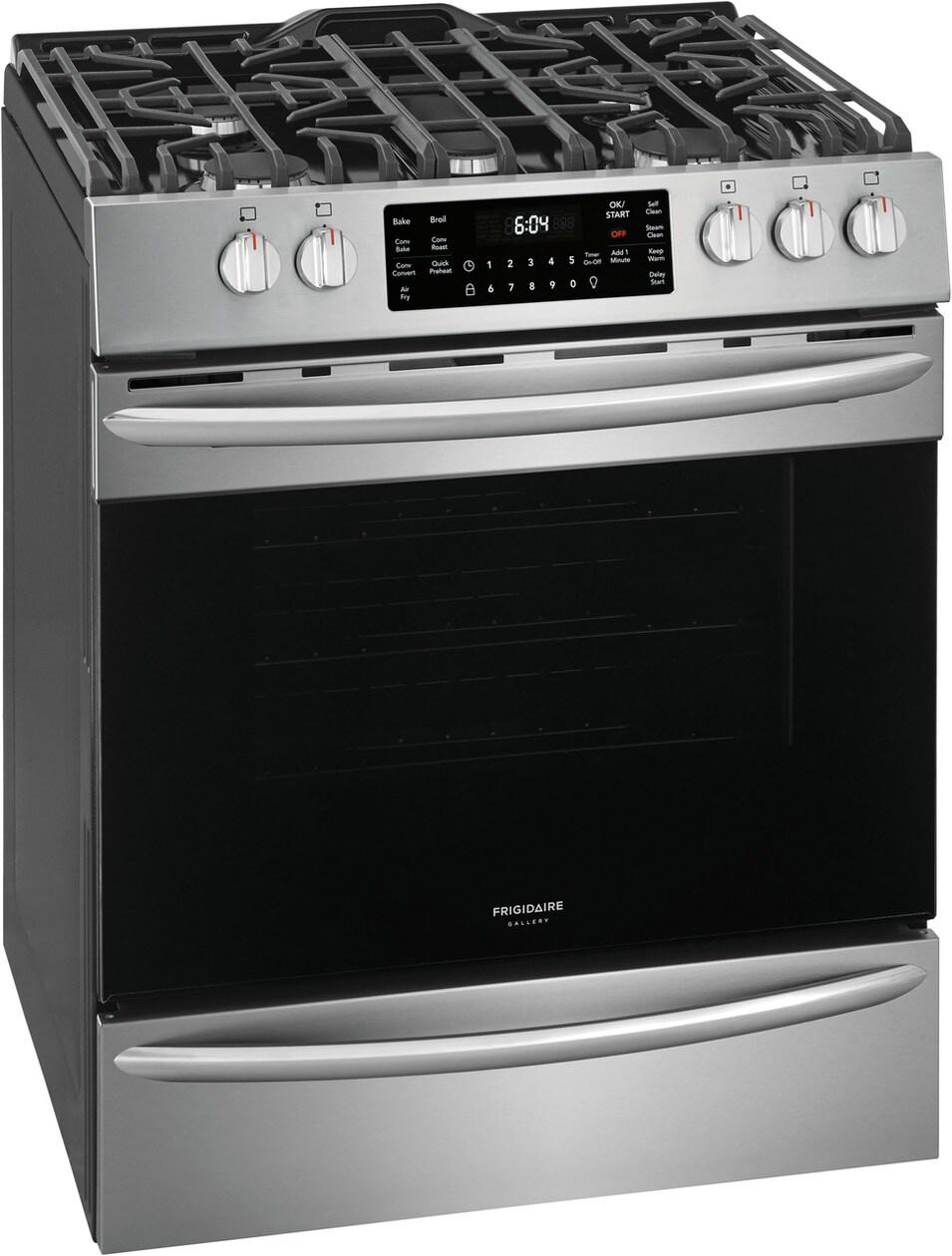 Frigidaire Gallery 30" Front Control Gas Range with Air Fry