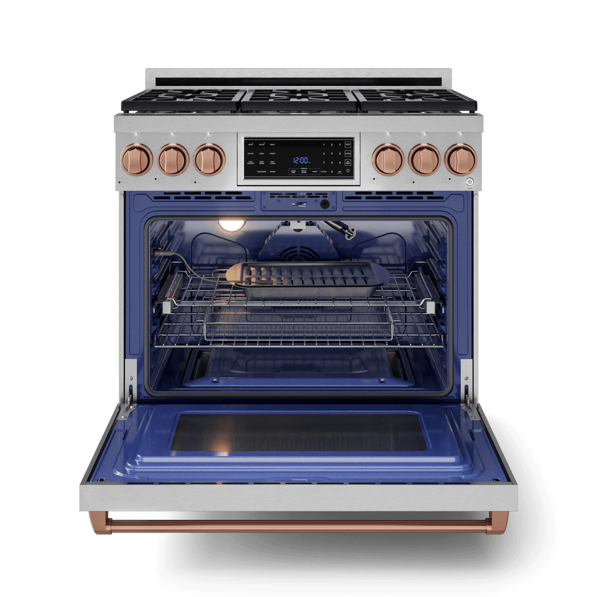 36 Inch Professional Lp Range With Tilt Panel Touch Control In Stainless Steel/rose Gold  Gordon Ramsay Series