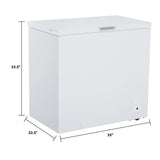 7.2 cu. ft. Chest Freezer - White / 7.2 cu. ft.