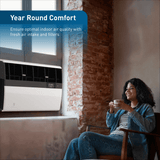 Friedrich K hl Inverter 10,000 BTU 115V Smart Window/Wall Air Conditioner with Heat Pump