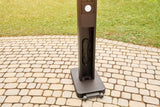 Phantom Freestand Outdoor Electric Infrared Heater , Electric, Matte/Matt Black