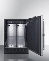 24" Wide Front Tap Built-in Beer Kegerator