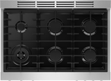 800 Series, Gas freestanding range, 36'', Stainless steel