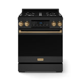30 Inch Professional Liquid Propane With Precision Knob Control In Black/bronze