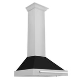 ZLINE 30 in. Convertible Stainless Steel Range Hood with Stainless Steel Handle (KB4STX-30) [Color: Black Matte]
