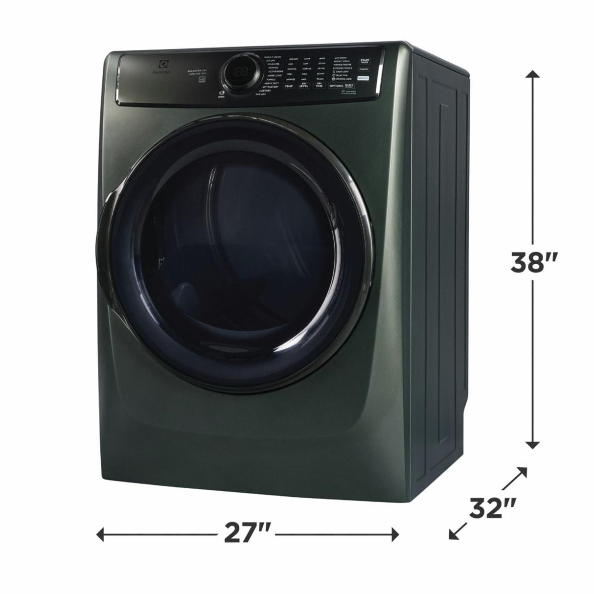 Front Load Perfect Steam™ Electric Dryer with Balanced Dry™ and Instant Refresh - 8.0 Cu. Ft.