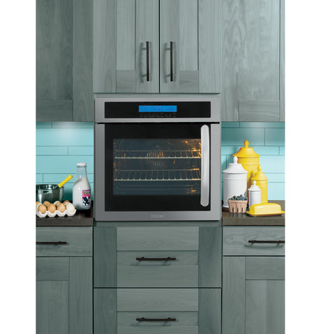 24" Single 2.0 Cu. Ft. Left-Swing True European Convection Oven