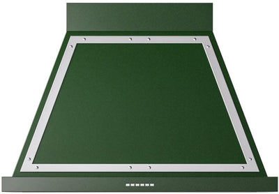 Nostalgie 36 Inch Emerald Green Wall Mount Convertible Range Hood