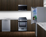 24" Wide Bottom Mount Refrigerator-freezer