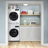 Danby 24-inch, 2.2 cu. ft. Stackable Front Load Washer with Steam in White