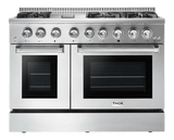 Thor Kitchen 48 Inch Dual Fuel Range In Stainless Steel - Professional - Hrd4803u