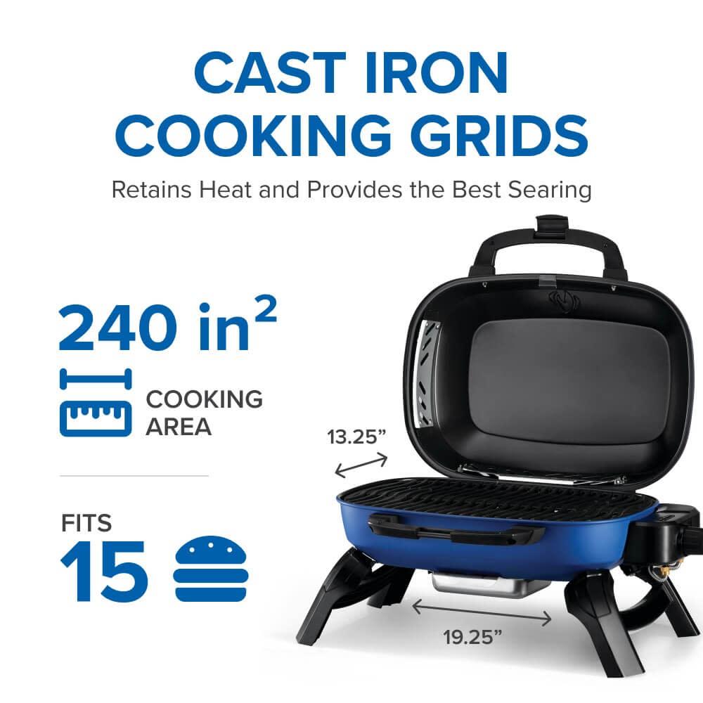 TravelQ 240 Portable Gas Grill , Propane, Blue