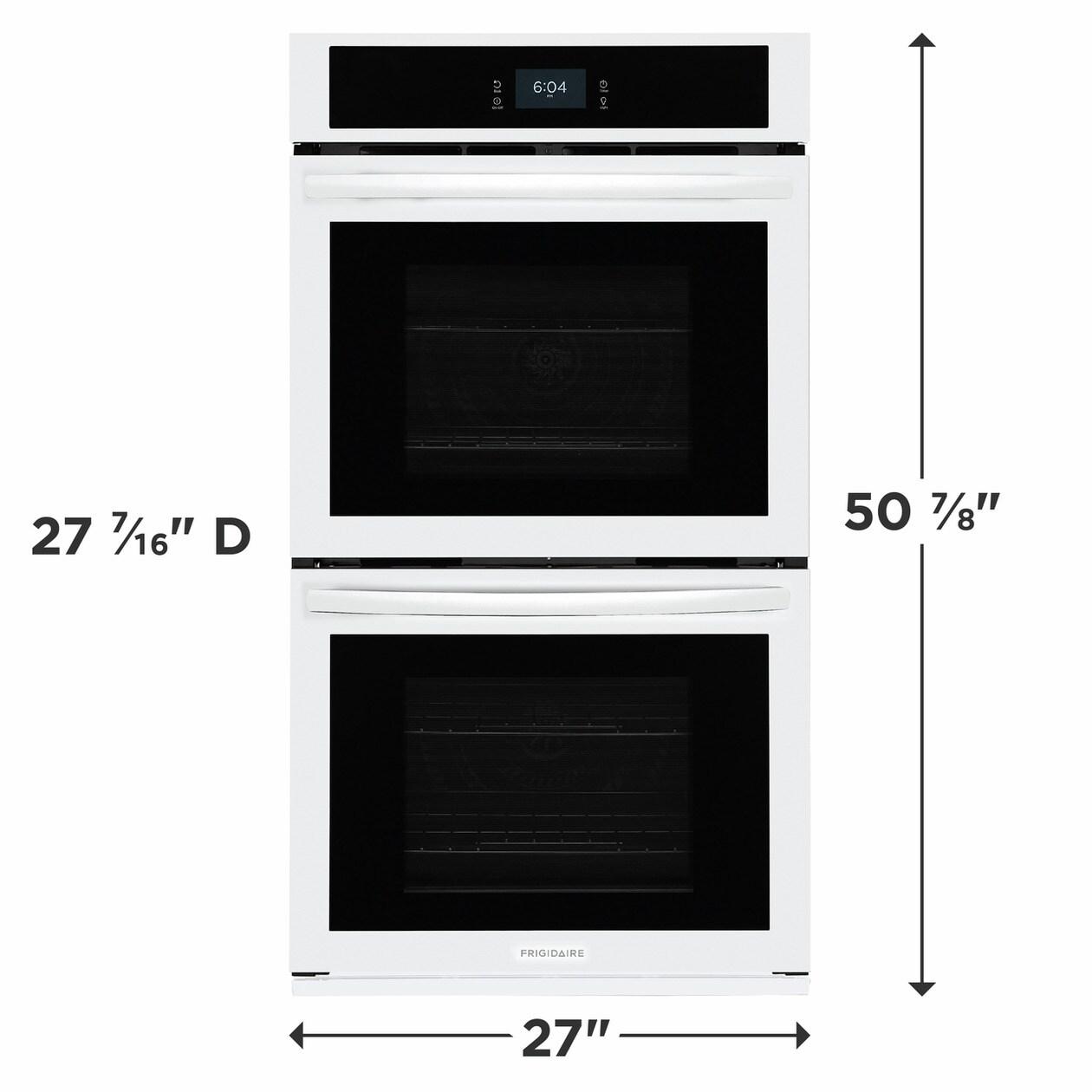 27" Double Electric Wall Oven with Fan Convection