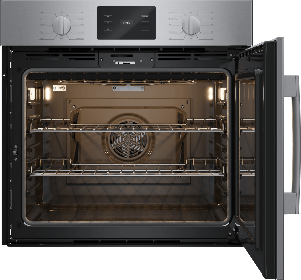 500 Series Single Wall Oven 30" Right SideOpening Door, Stainless Steel